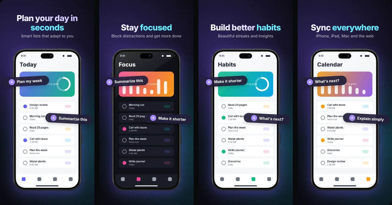 ai chat App Store screenshot template