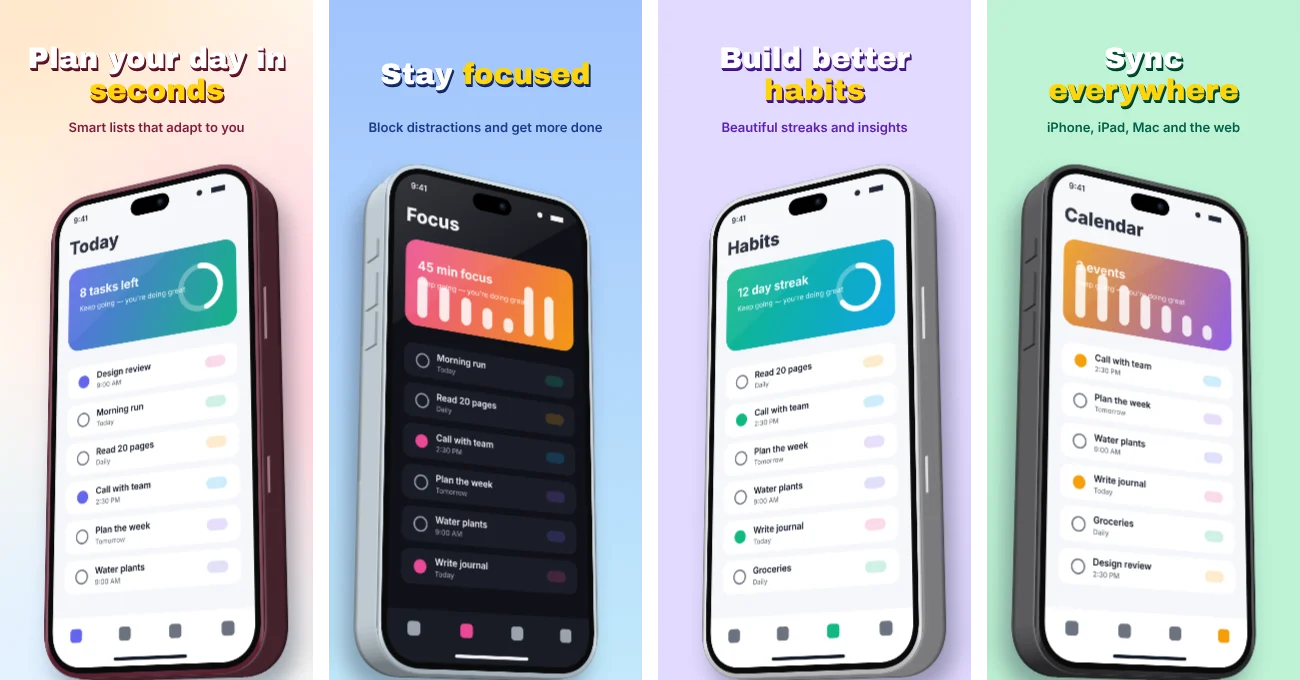 block 3d App Store screenshot template