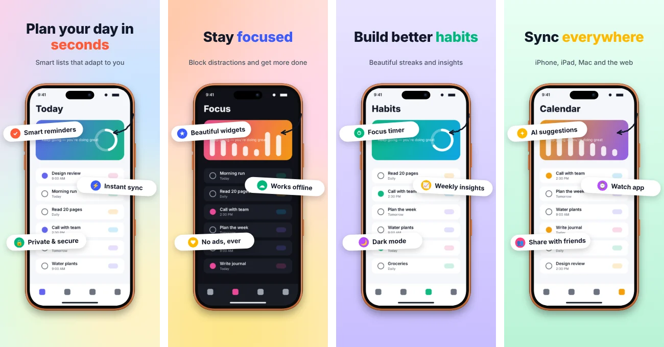 feature callouts App Store screenshot template