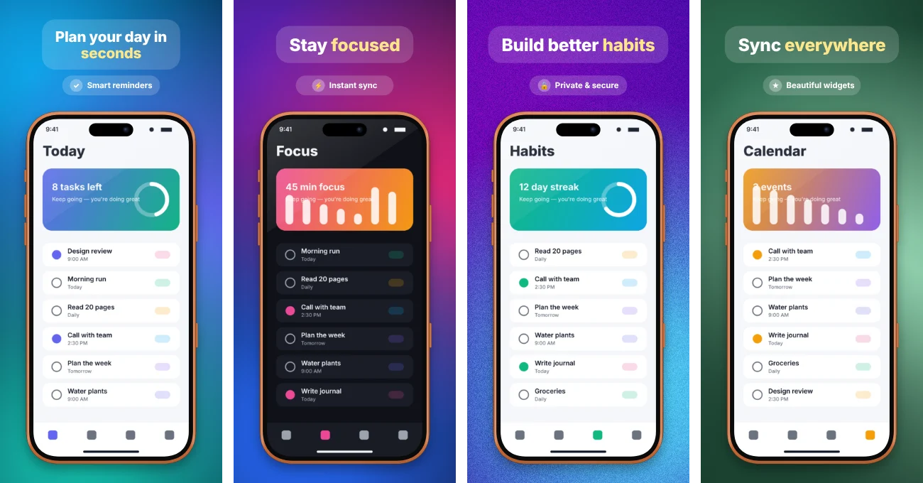 glass App Store screenshot template