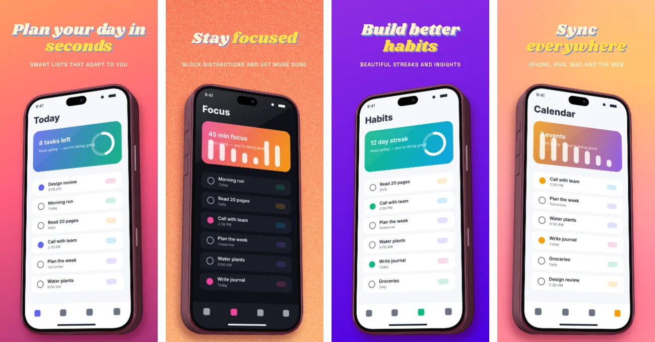 retro wave App Store screenshot template