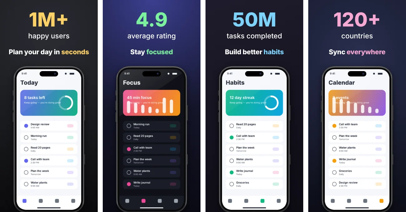 stats hero App Store screenshot template